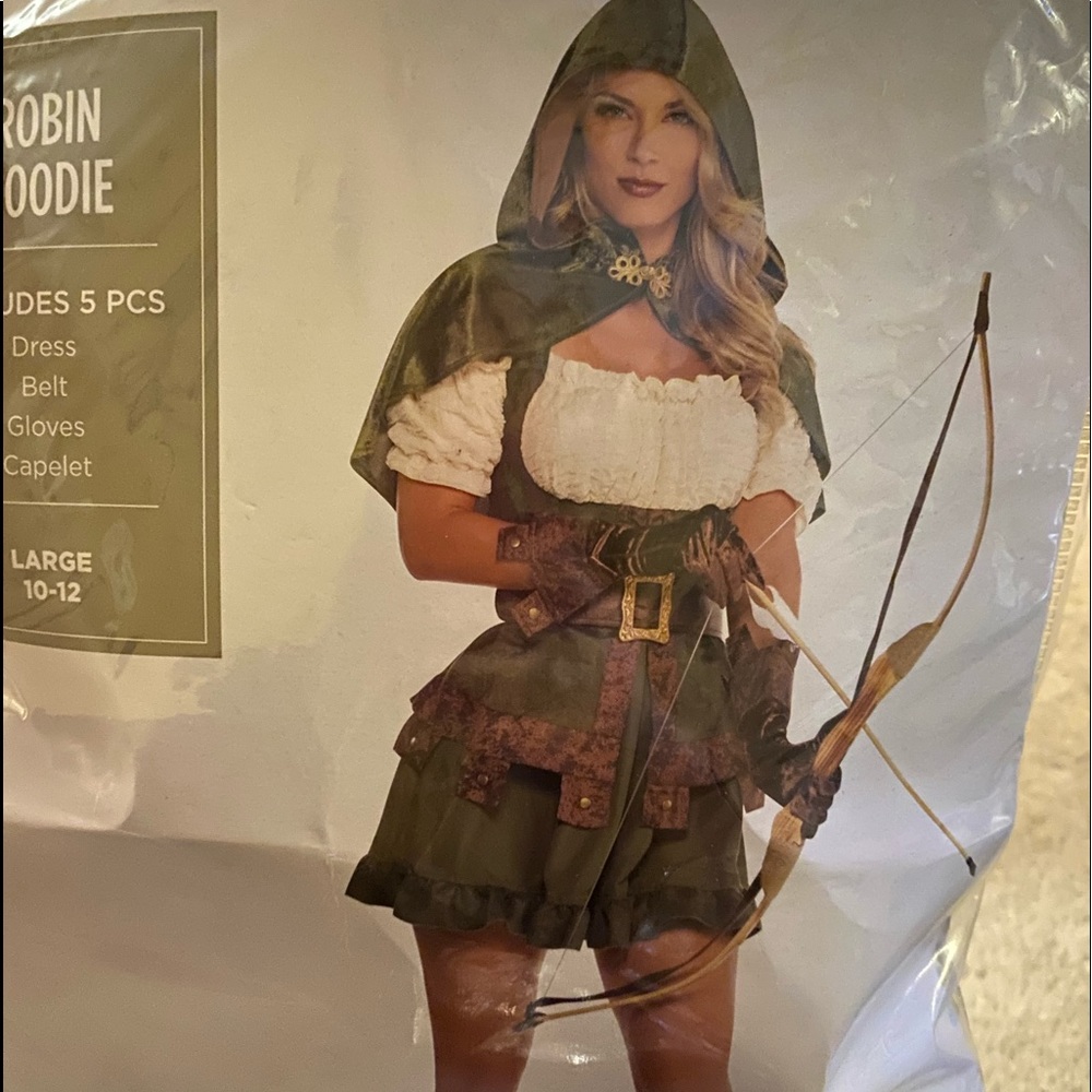 SOLD. Robin Hood & hoodie set